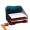 Mind Reader 2 Pack Black 3-Tiered Desk Organizer Tray
